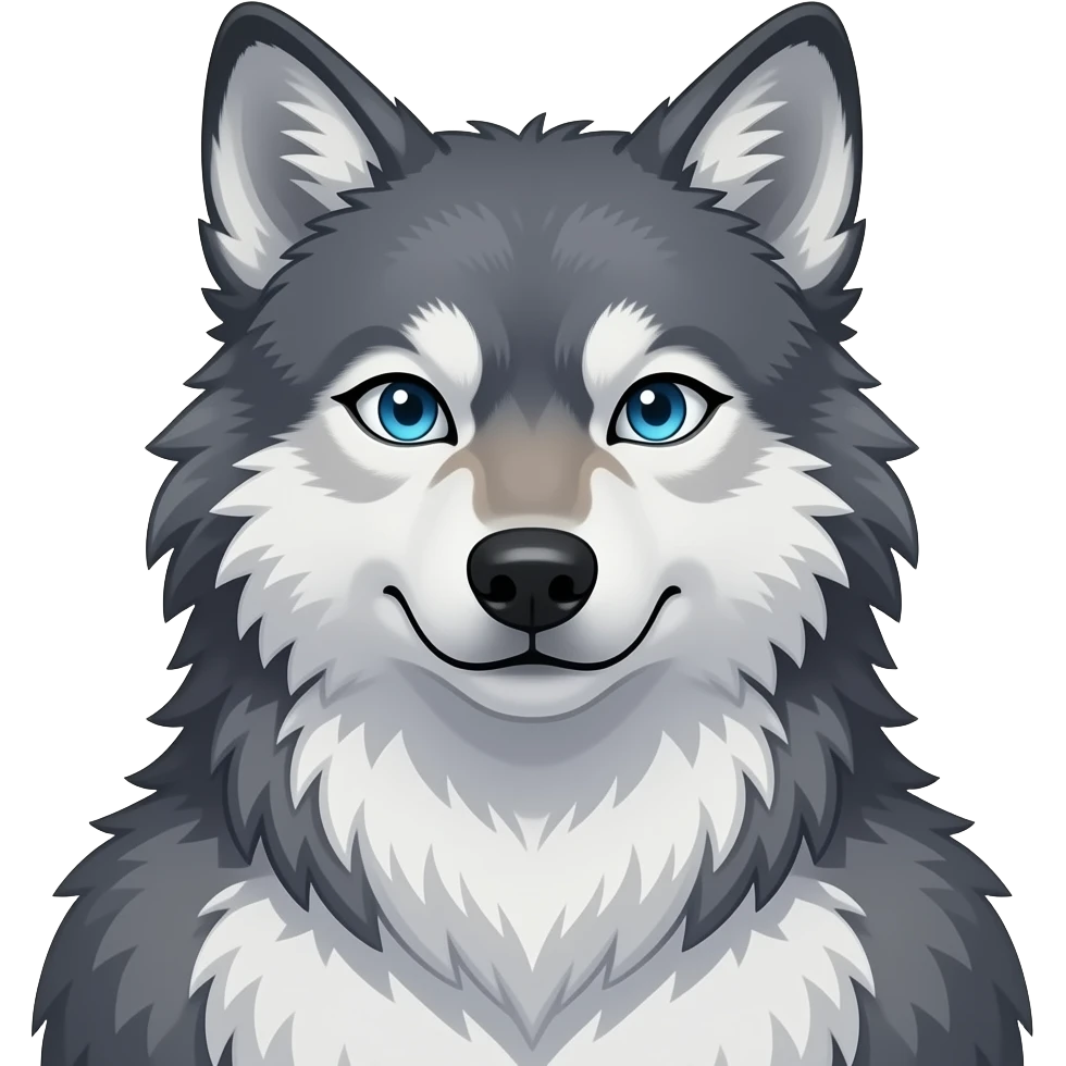 Furry wolf futanari emoji