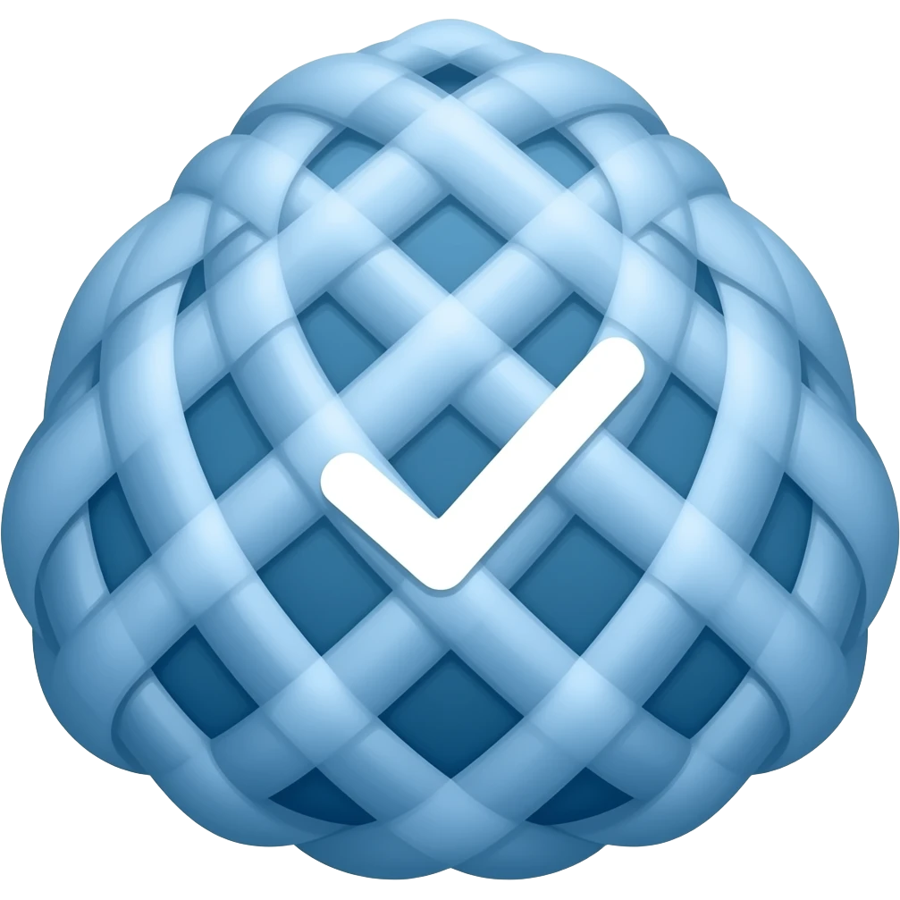 Mavi baklava içinde beyaz tik örnekleri İç içe elmas emoji