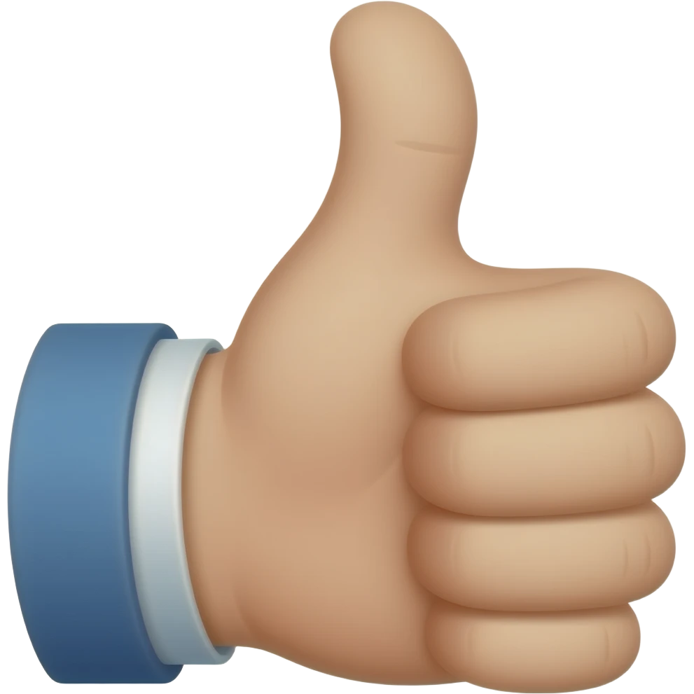 Thumbs up emoji