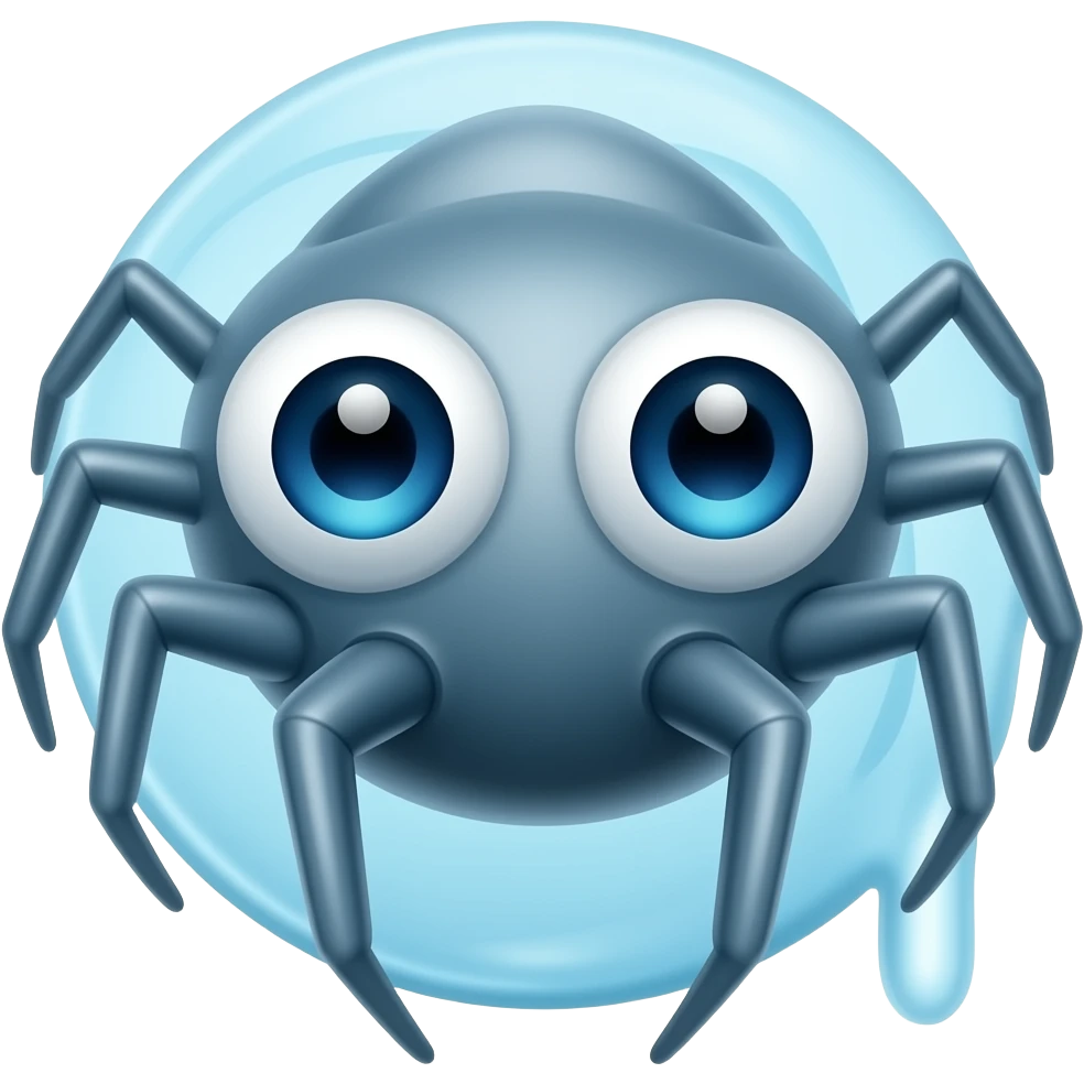 Ice  spider front view emoji