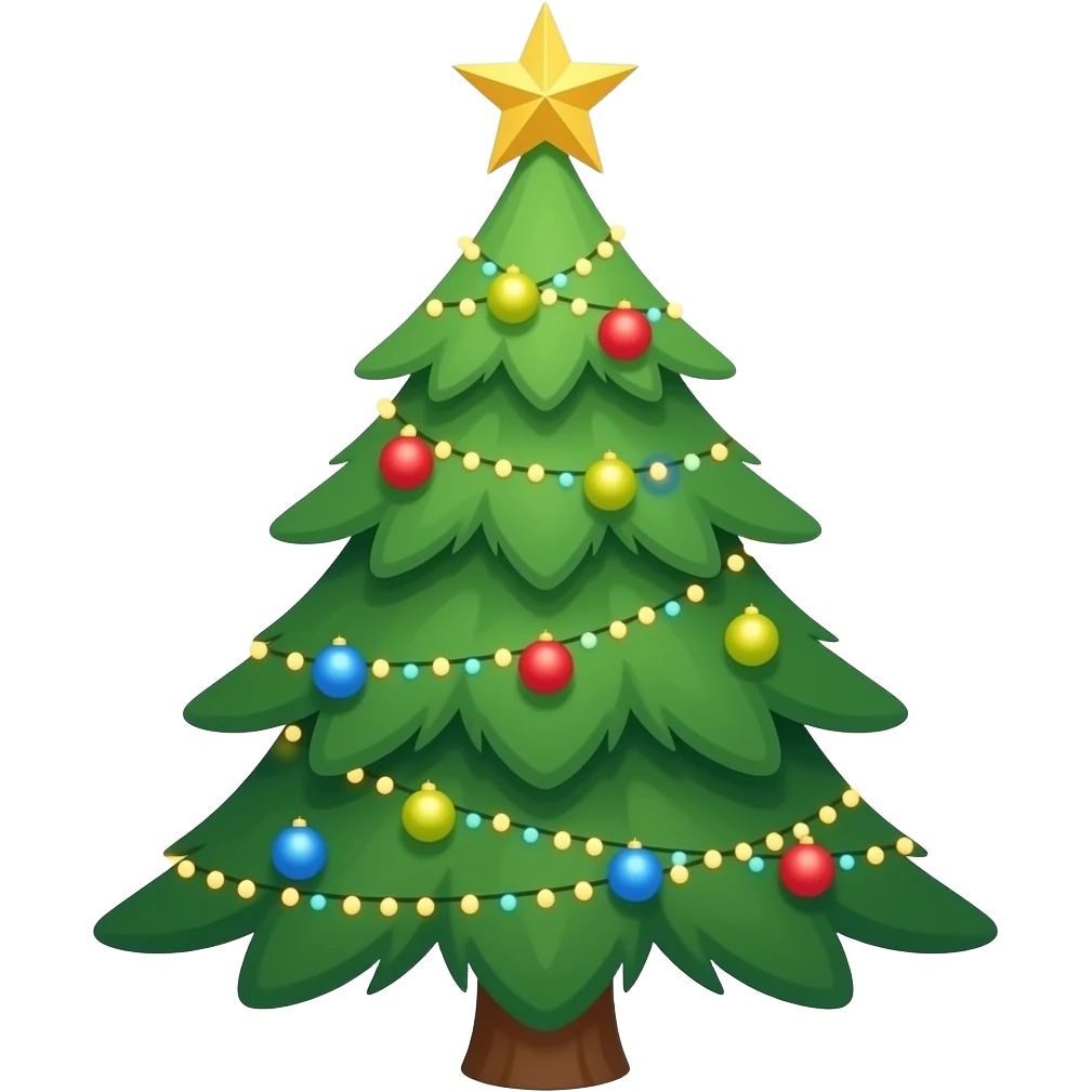 christmas tree emoji