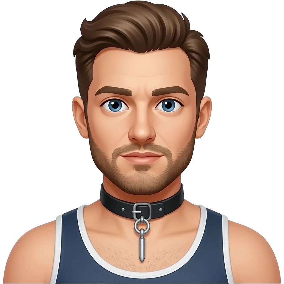 Submissive man is ready for get pegging emoji