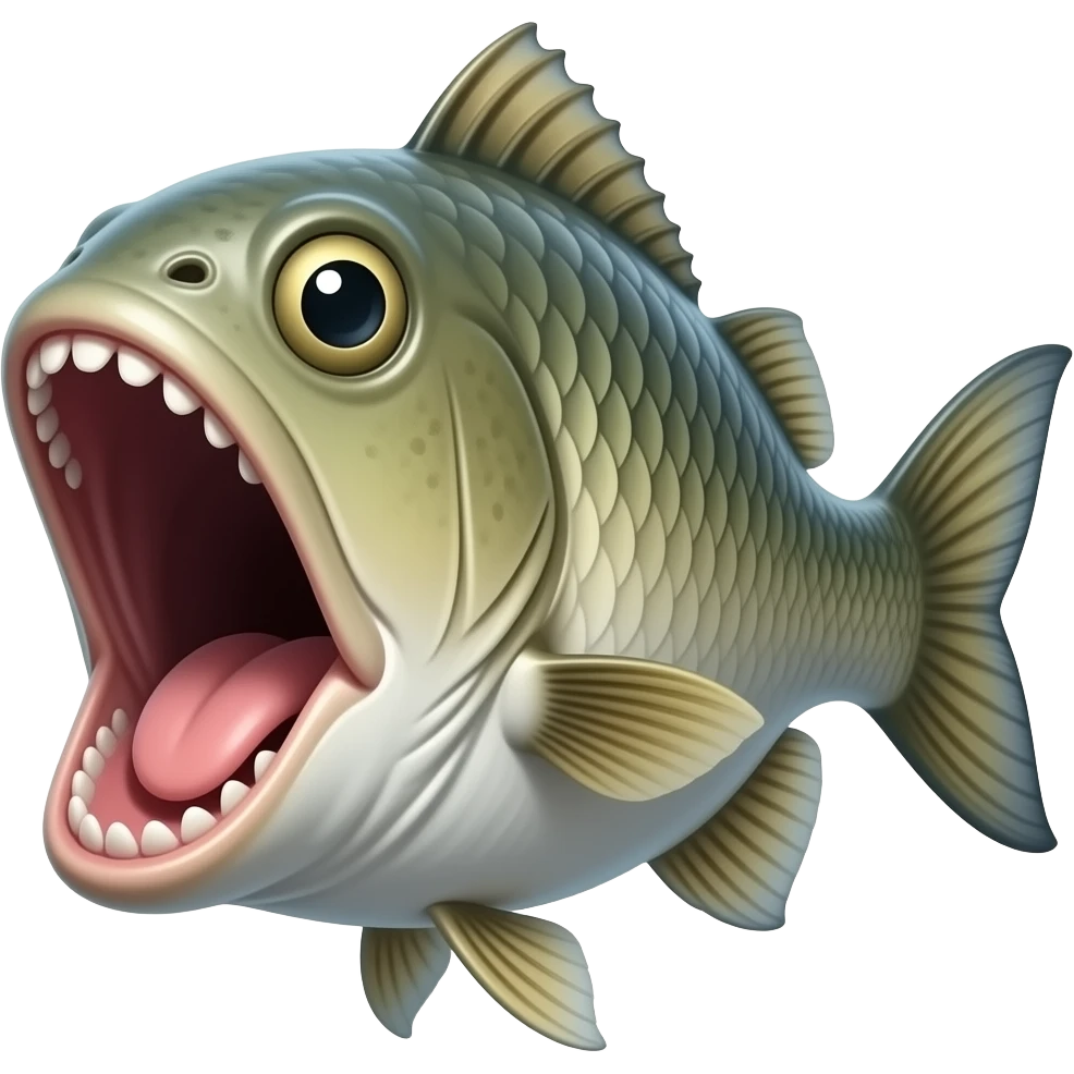 Рыба огромная губа б emoji