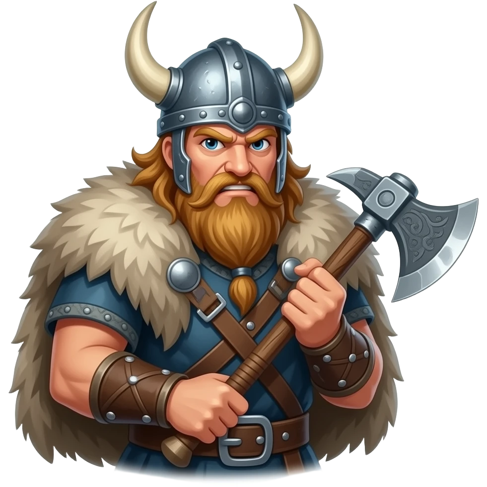 Old school viking emoji