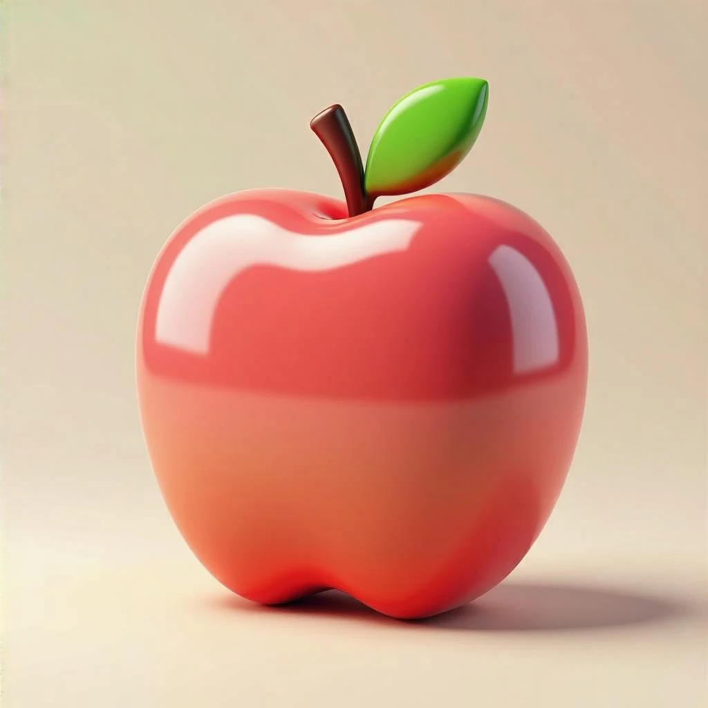 A 3D Apple-style emoji version of the uploaded image, preserving its colors, shapes, textures, and overall design, simplified into emoji form while keeping key details recognizable. Smooth glossy finish, soft shadows, high-quality render, minimal background emoji