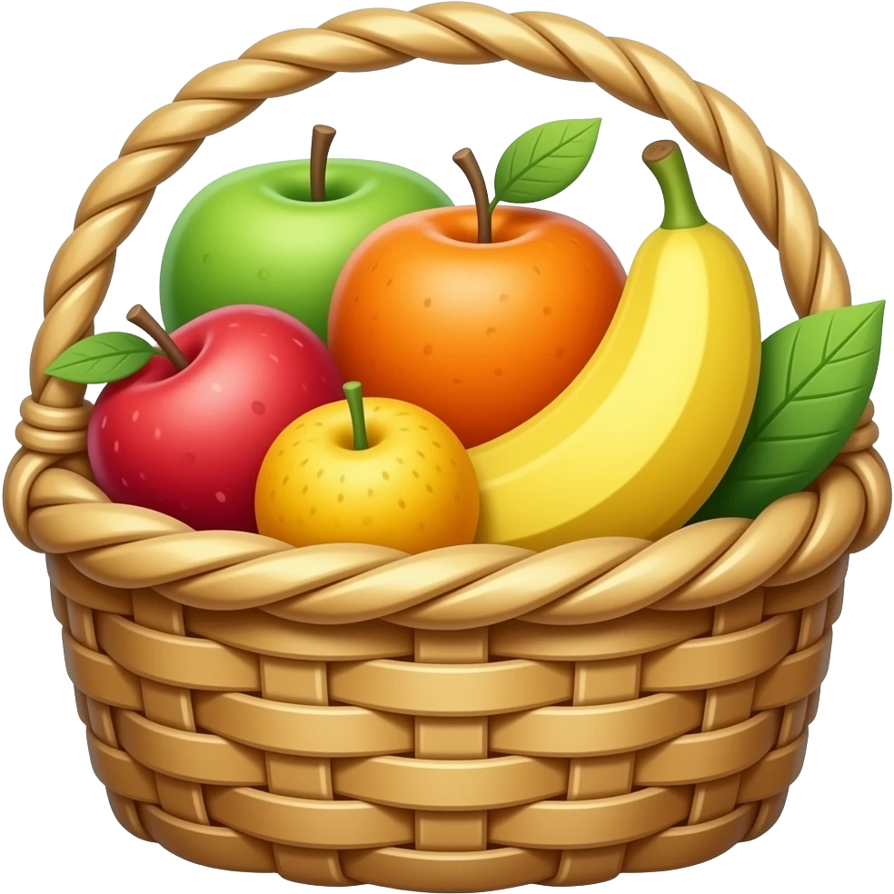 fruit basket emoji
