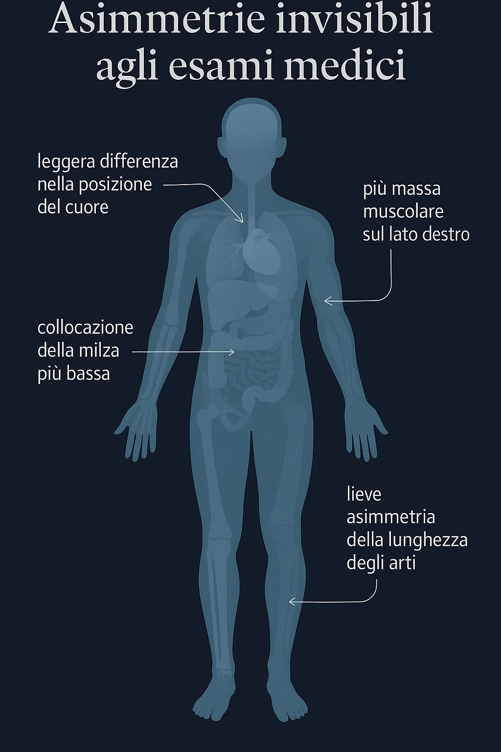 Asimmetrie invisibili agli esami medici emoji