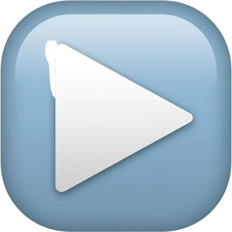 simbolo del play bianco emoji