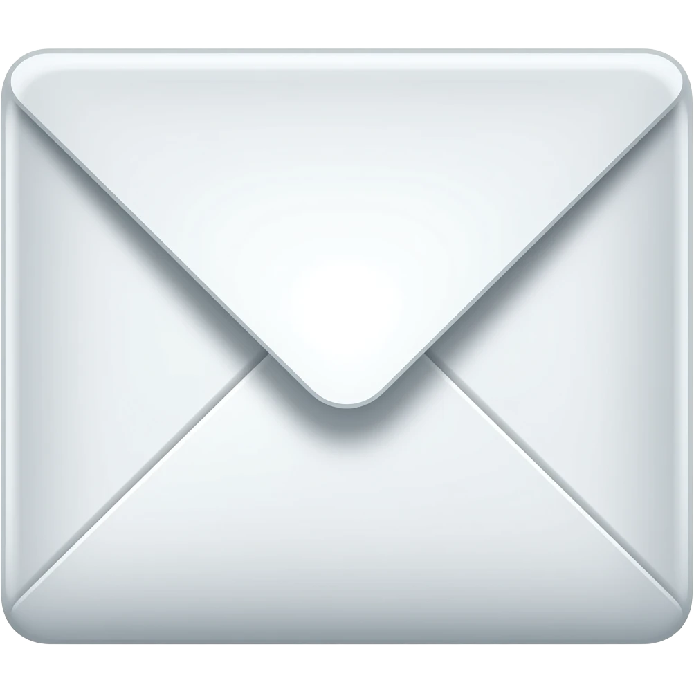 white envelope emoji