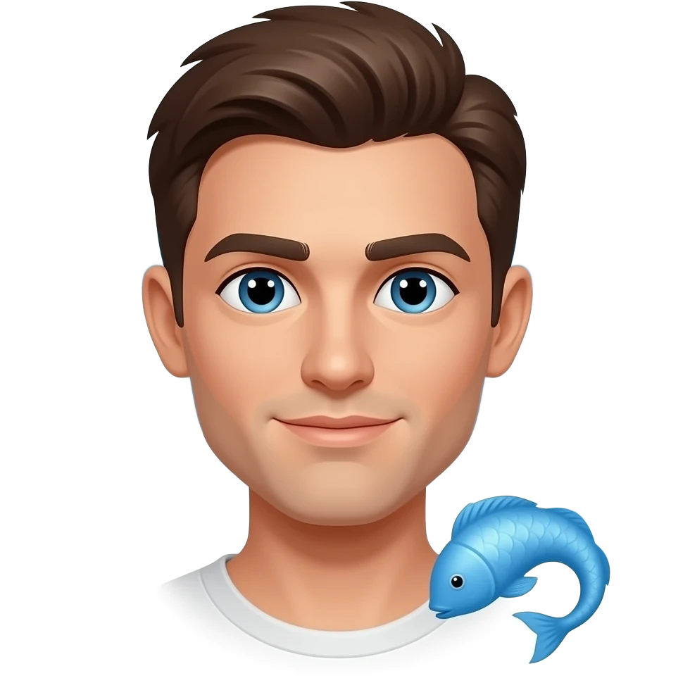 Homem signo peixes emoji