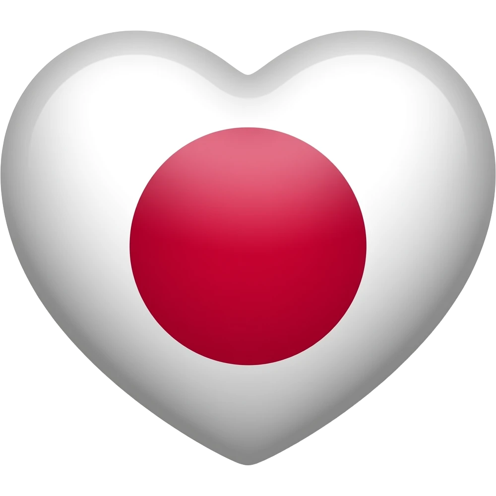 Japan flag heart emoji