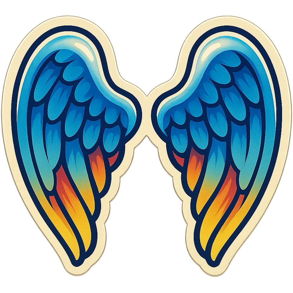 Angel wings emoji