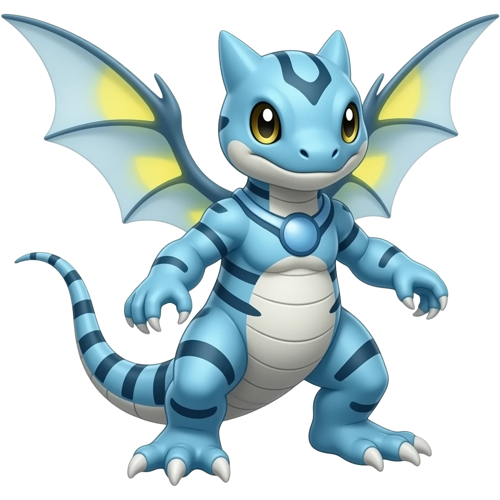 blue Genesect-Flygon-lizard-Fakémon emoji
