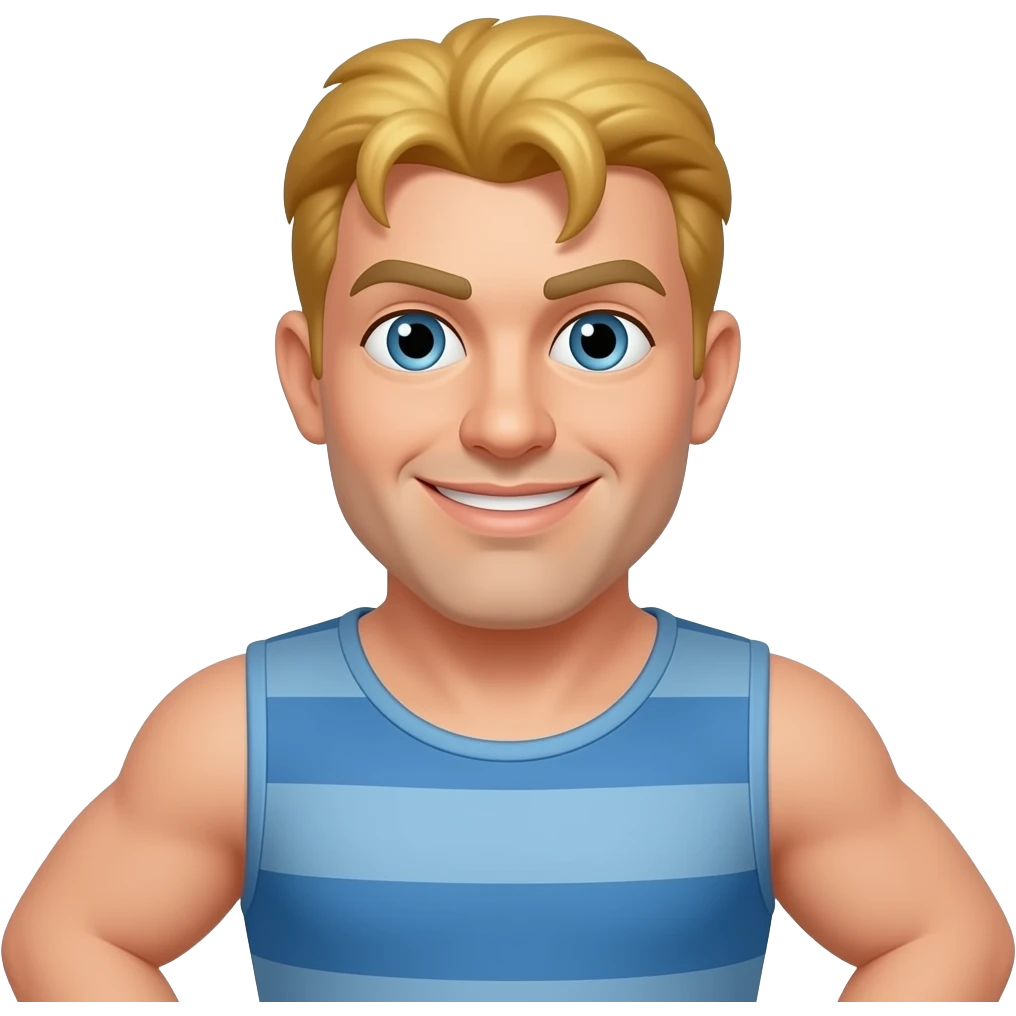 Jhonny Bravo posing emoji emoji