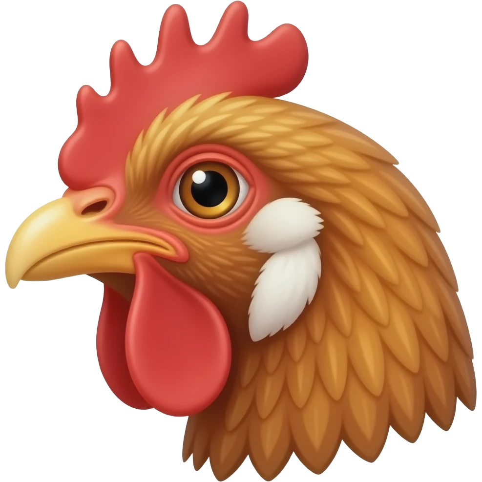 Female chicken head 25 years old straight emoji
