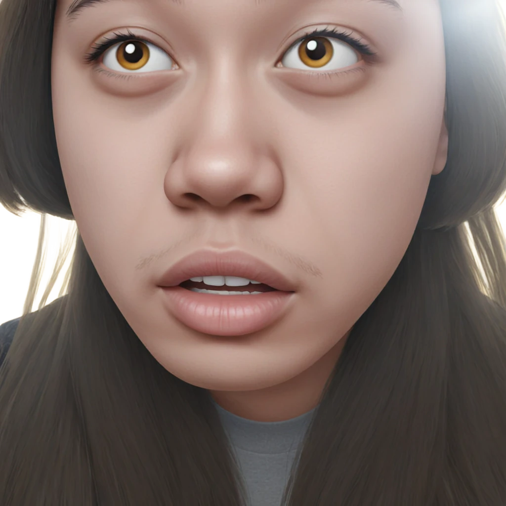 realistic portrait of a girl emoji