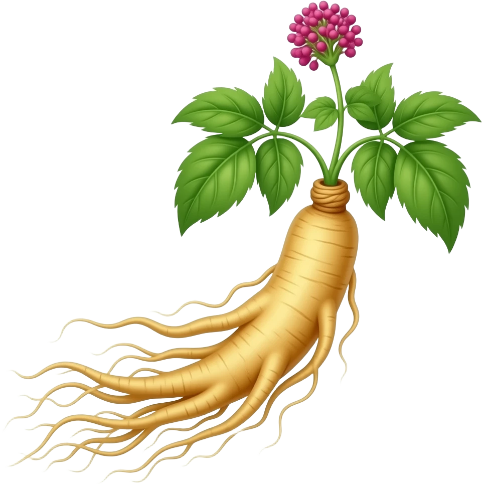 Ginseng plant emoji