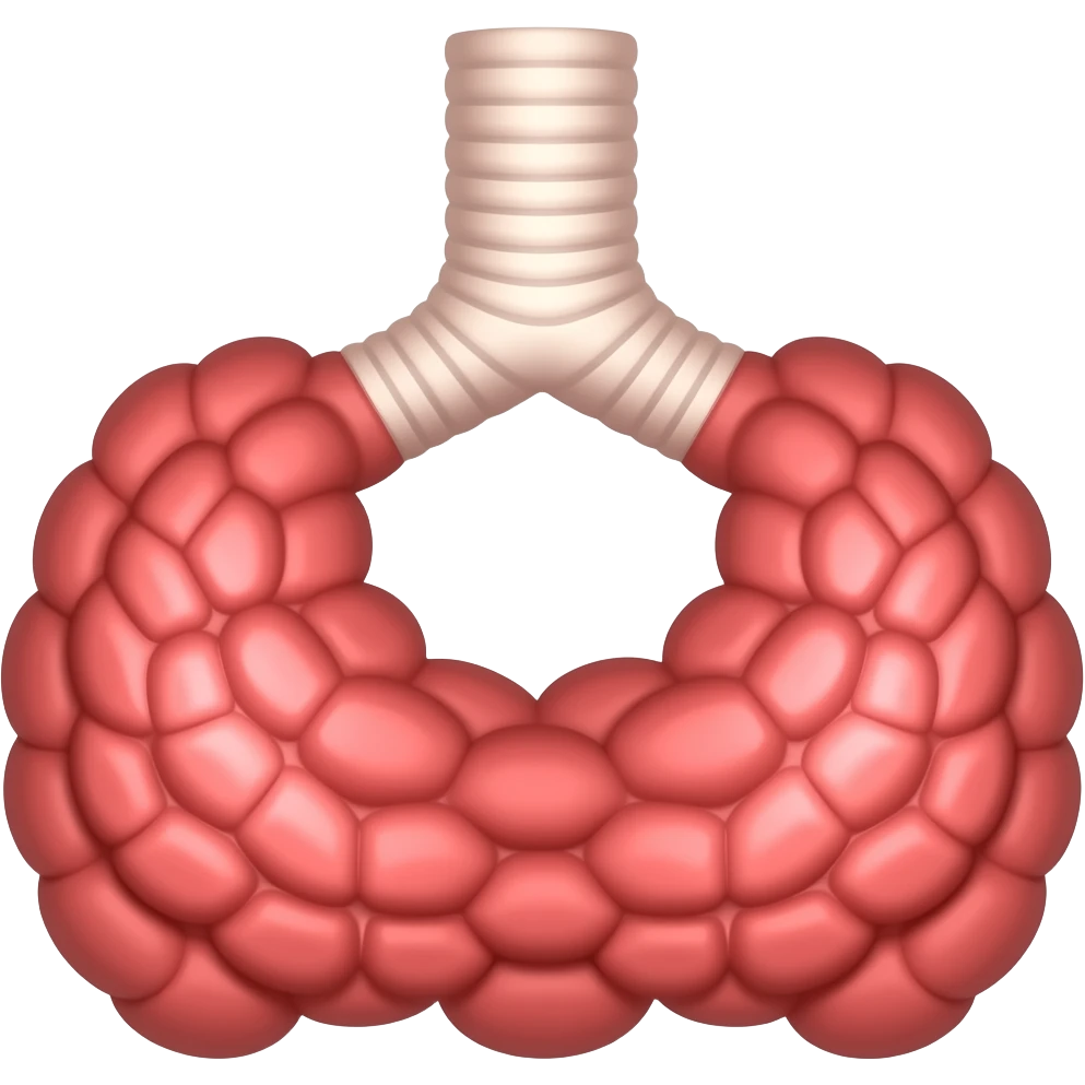 thyroid on trachea, cute and simple emoji