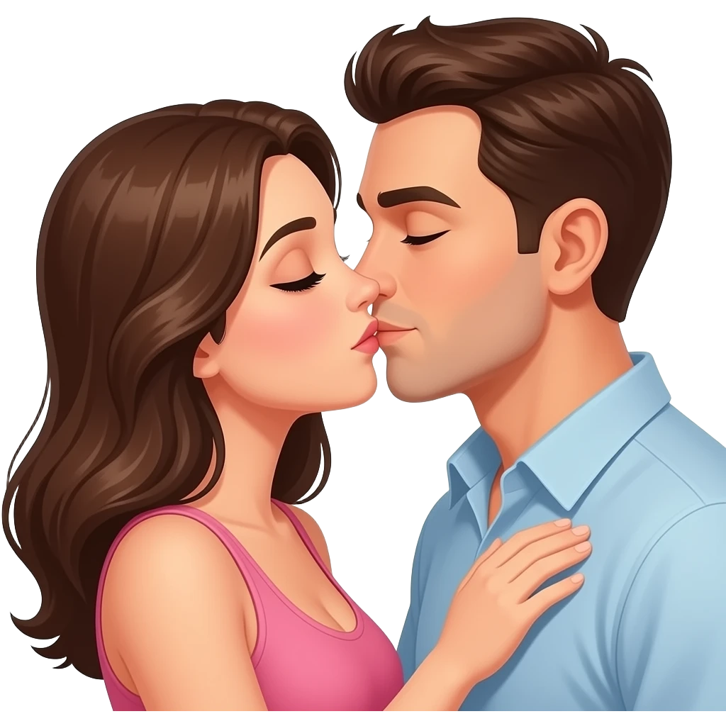 Woman with Man have sex emoji