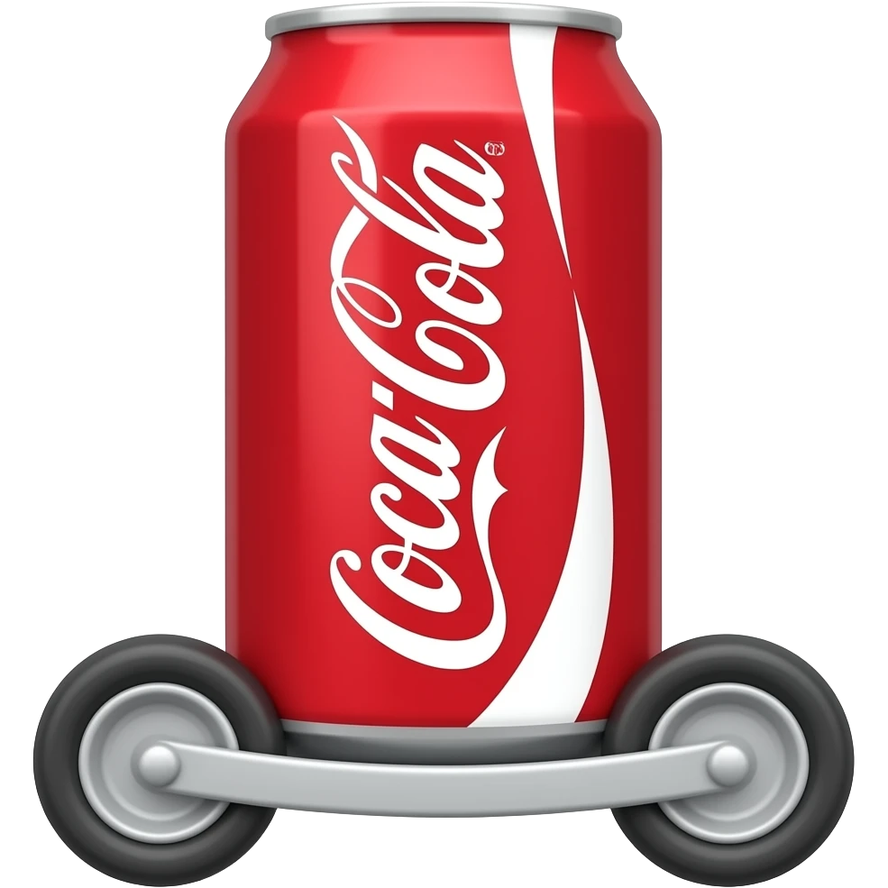 cola can on wheels emoji