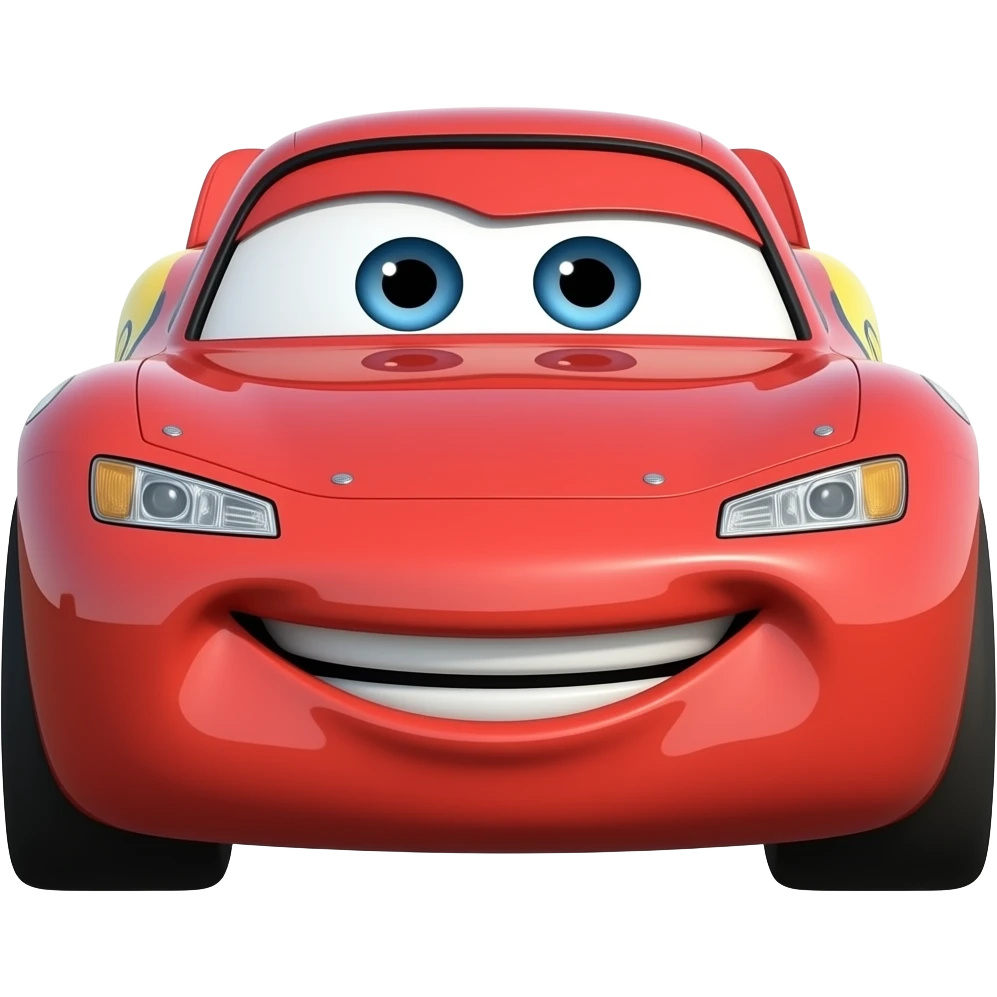 rayo mcqueen whole car emoji