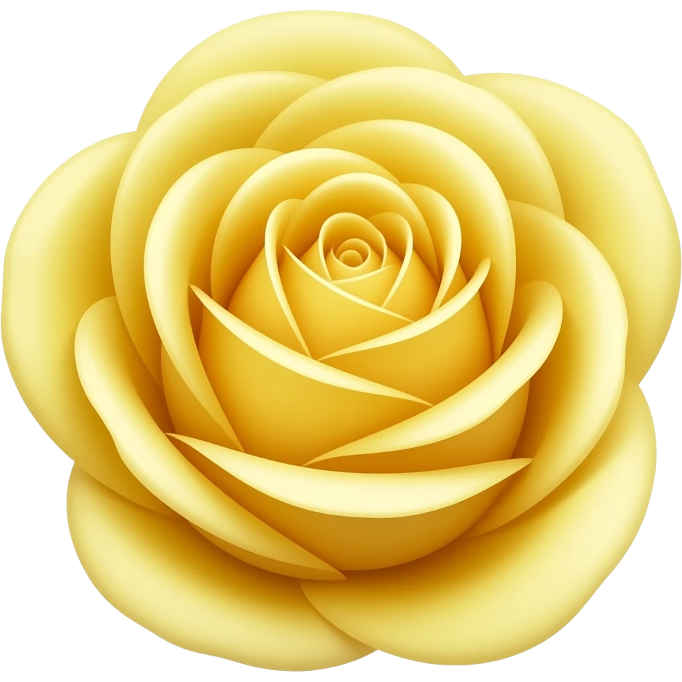 Yellow rose emoji