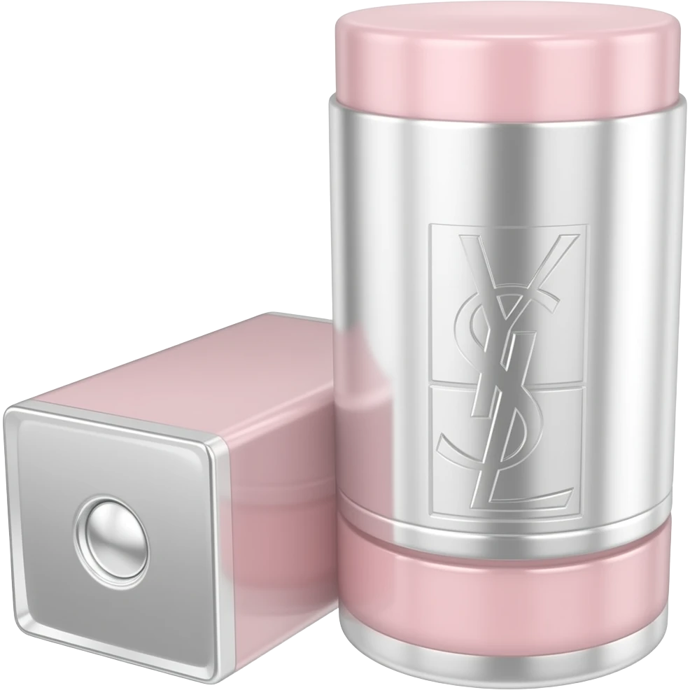 A tube-shaped YSL lip balm emoji