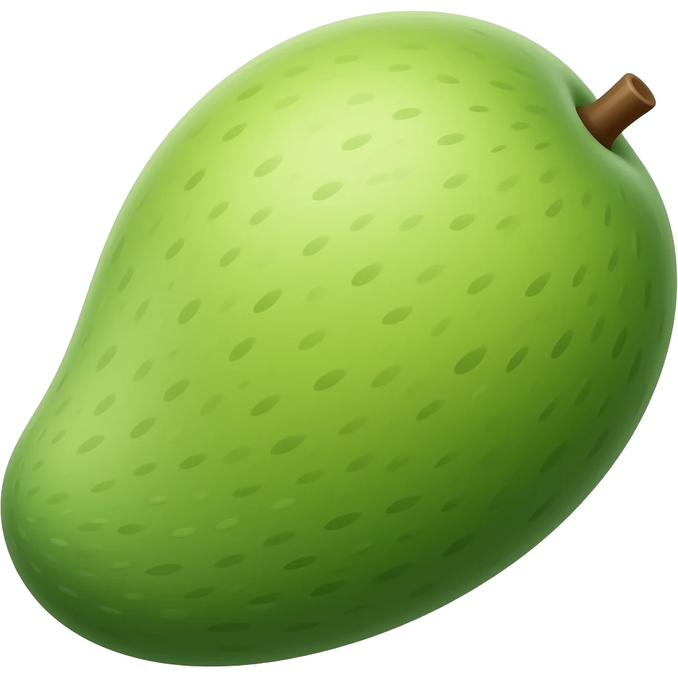 green mango emoji