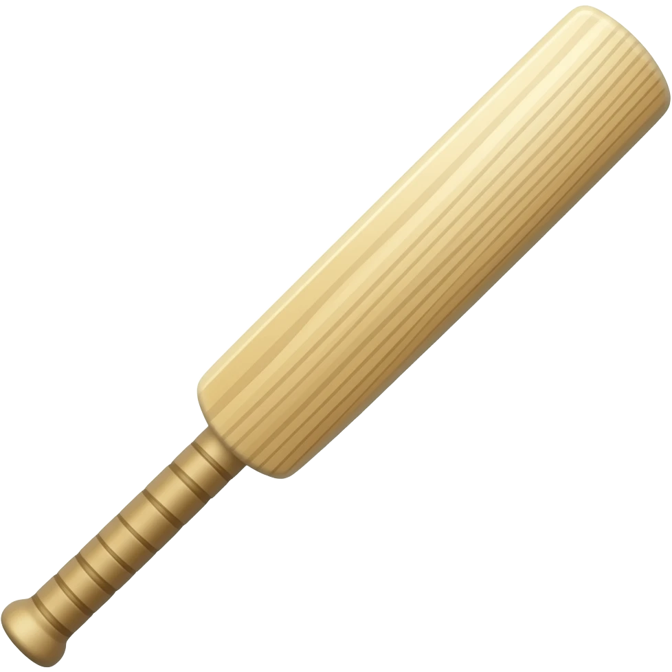 Cricket bat emoji