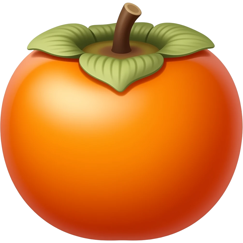 Persimmon emoji