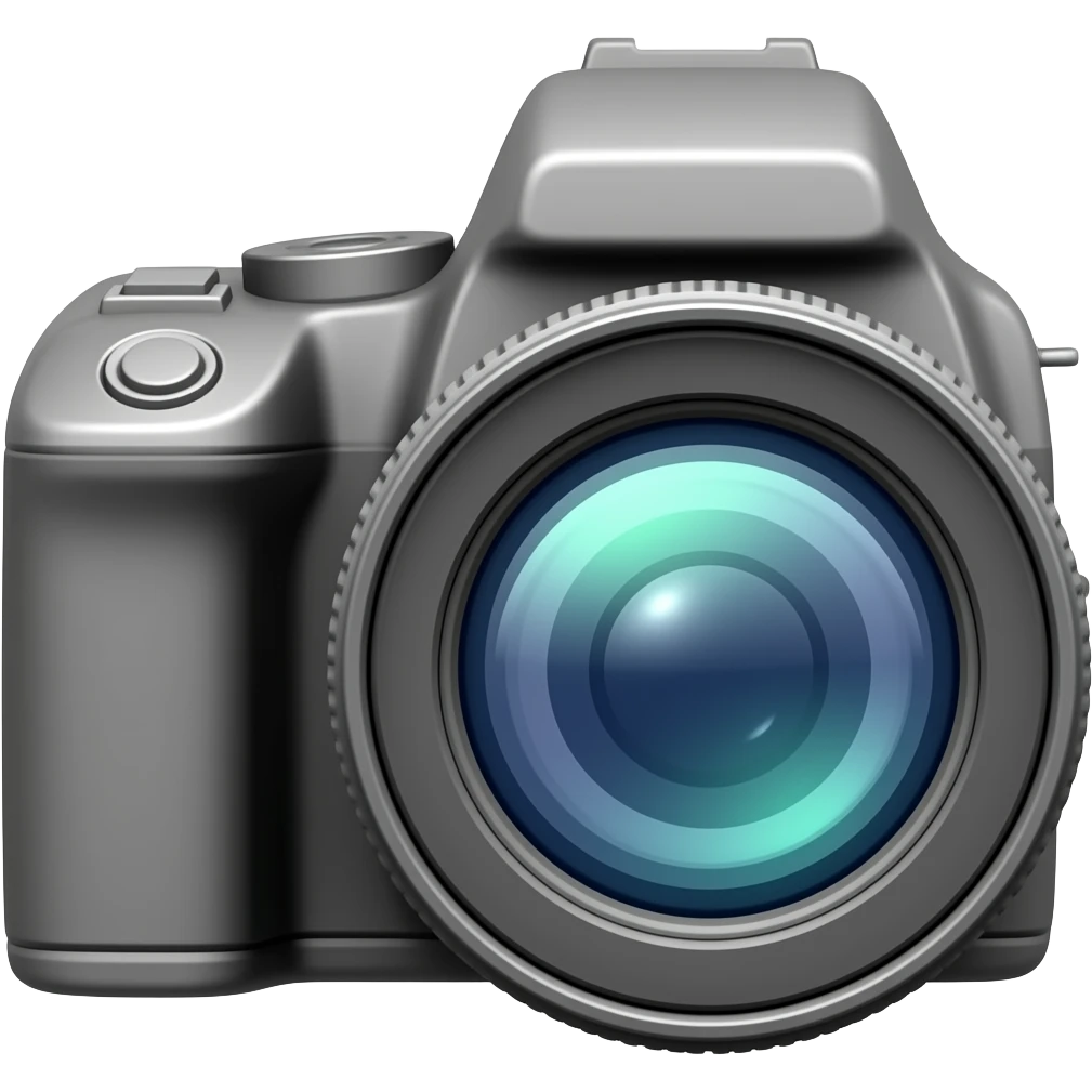 Camera emoji no background emoji