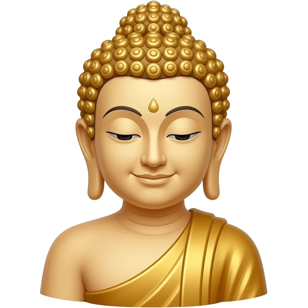 Create an emoji of lord budha emoji