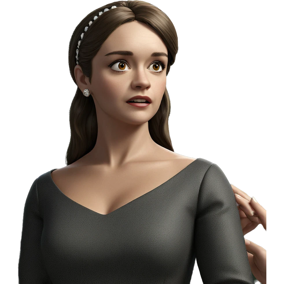 girl in elegant dress emoji