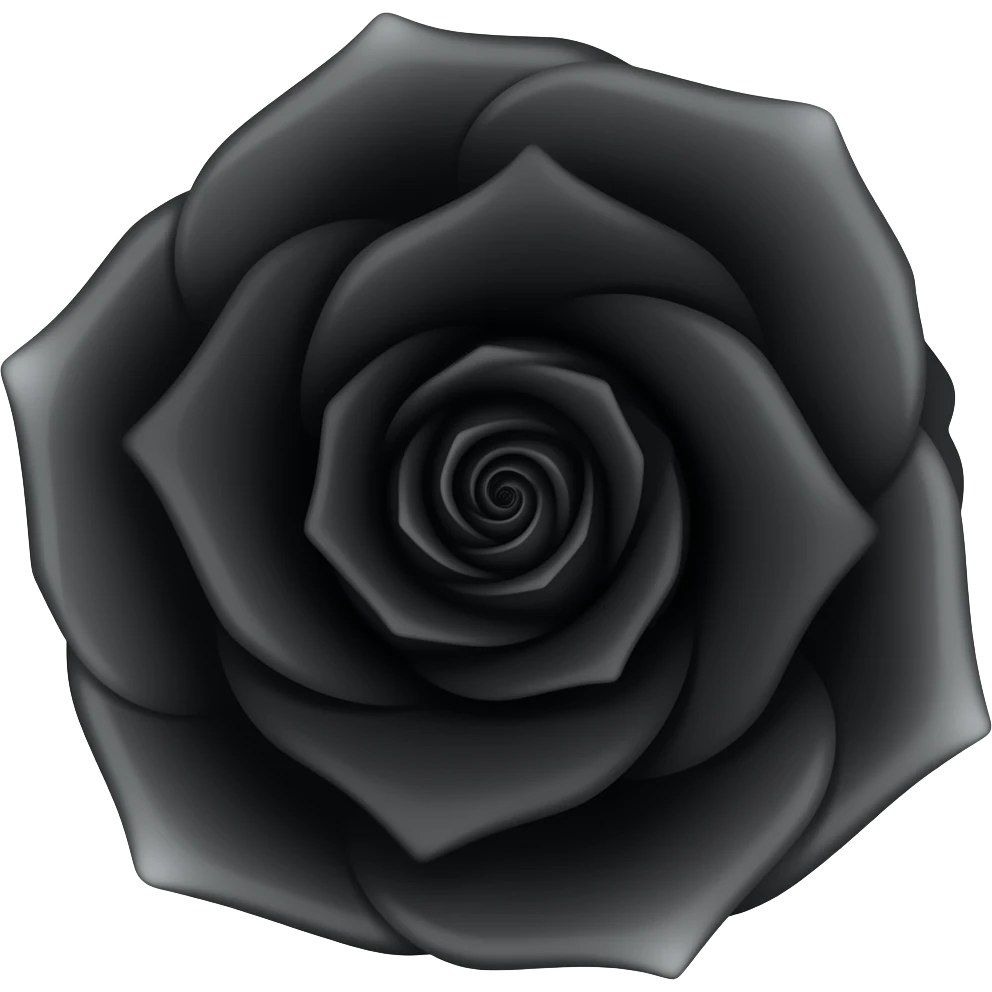 Black rose emoji emoji