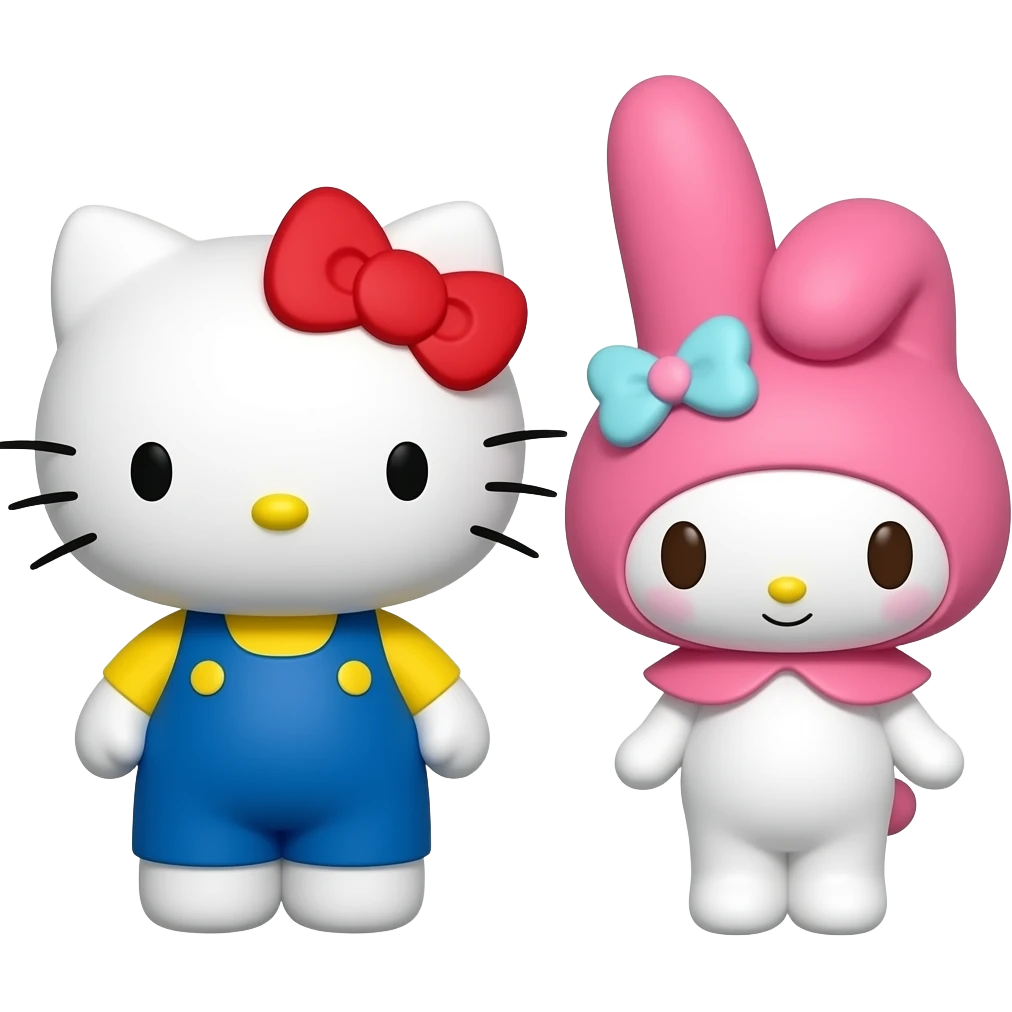 My melody hello kitty emoji