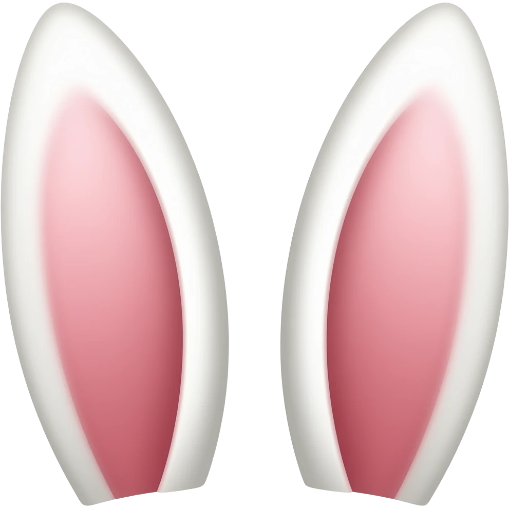 White rabbit ears emoji
