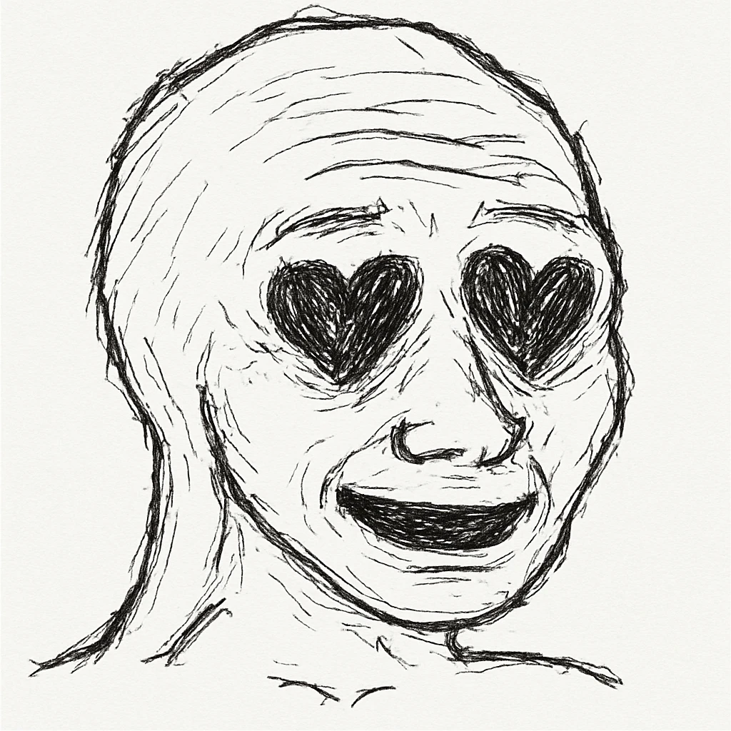 充满爱心眼表情 emoji