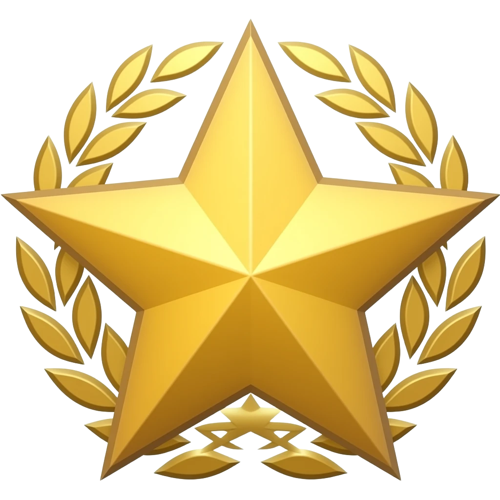 star award no face emoji