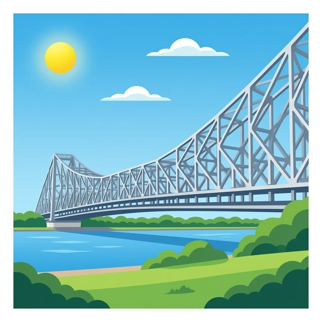 howrah bridge kolkata emoji