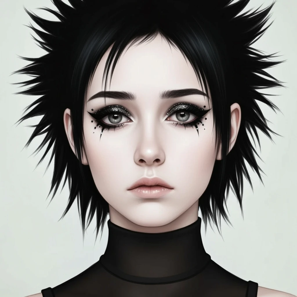 emo profile picture, cute, expressive, minimal emoji