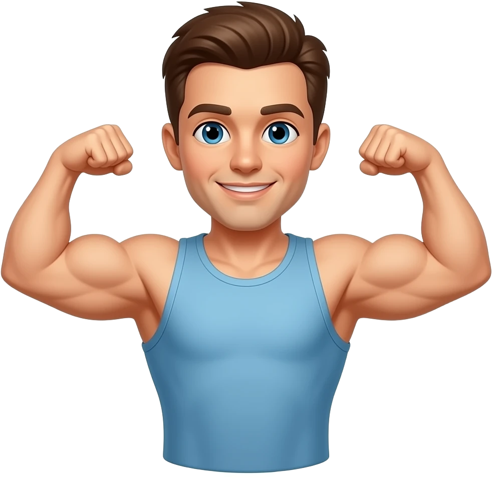 muscle bras emoji