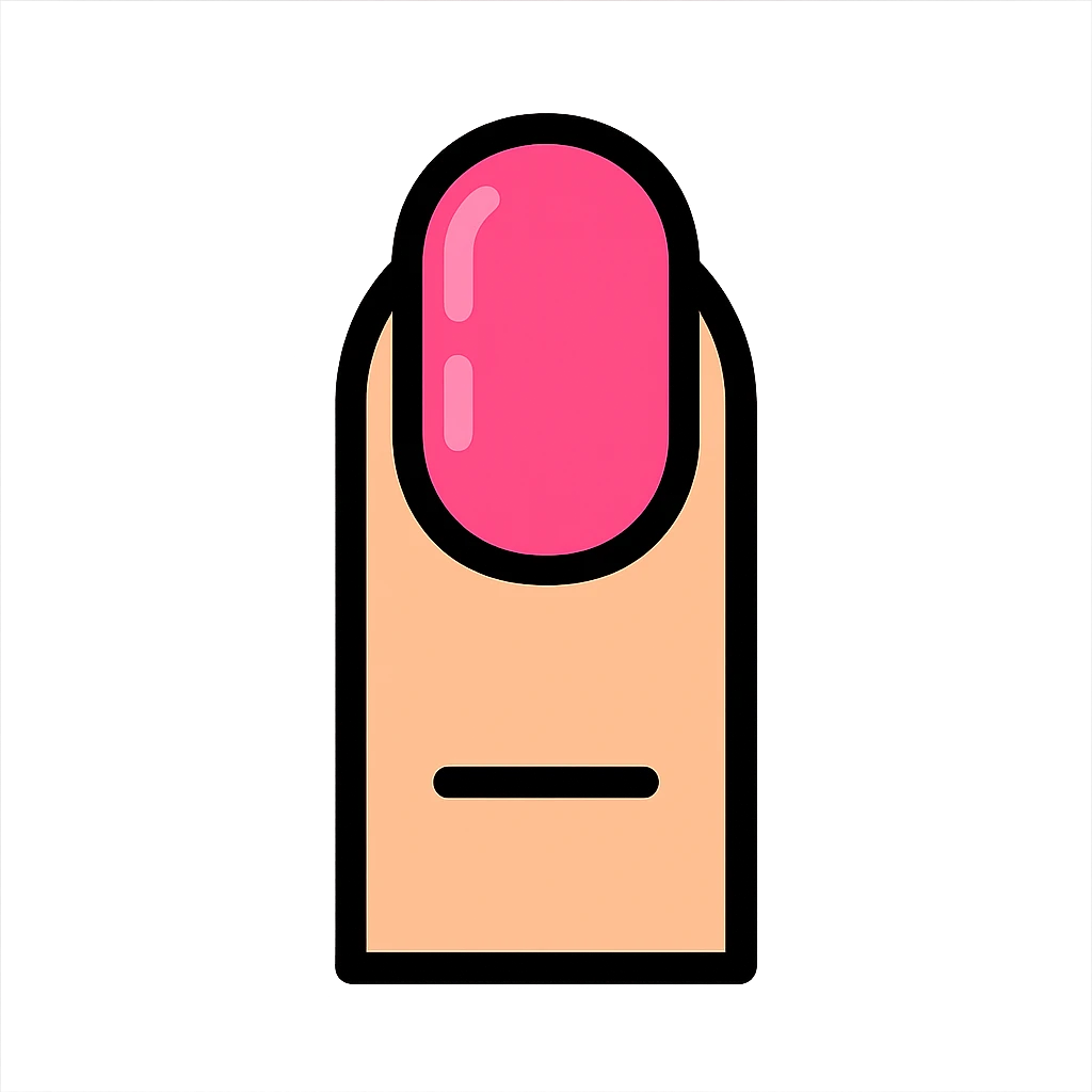 Nail with manicure emoji