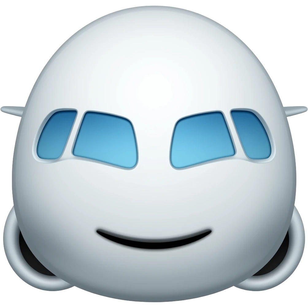 Airplane with face emoji