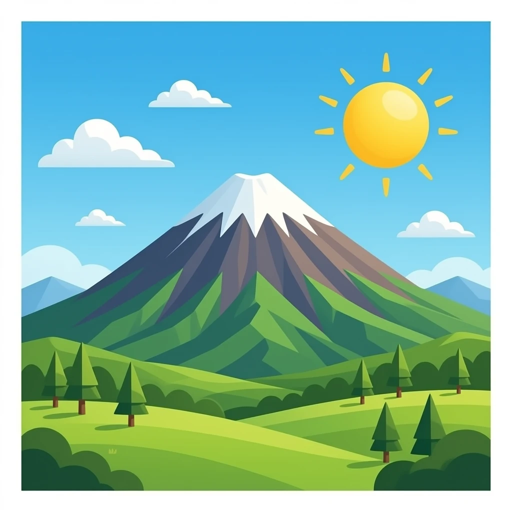 Mayon volacano emoji