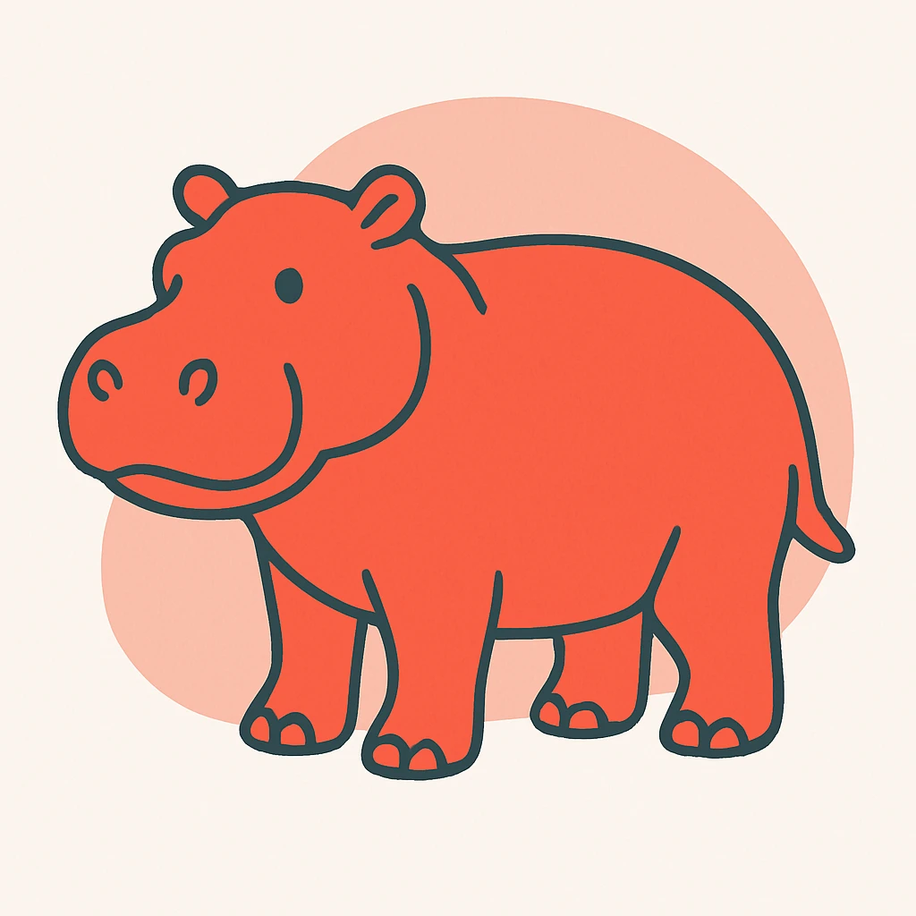 Hippo emoji