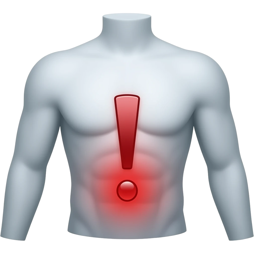 crea un icono que refleje dolor, pero dolor de cuerpo no ruptura emoji