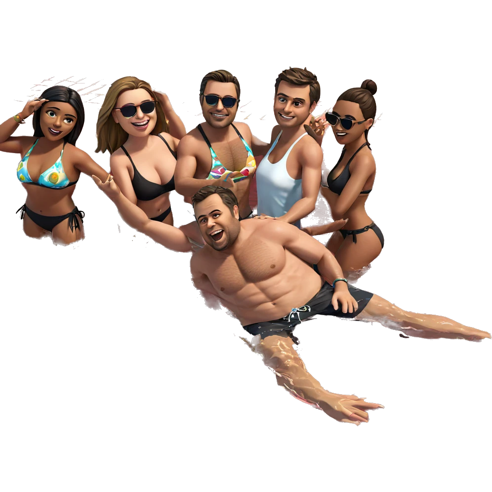 summer pool party vibes emoji