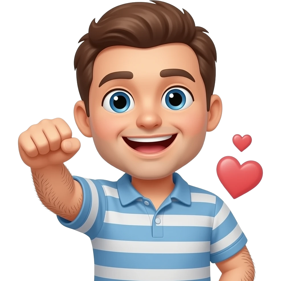 Hairy Arm pit love emoji