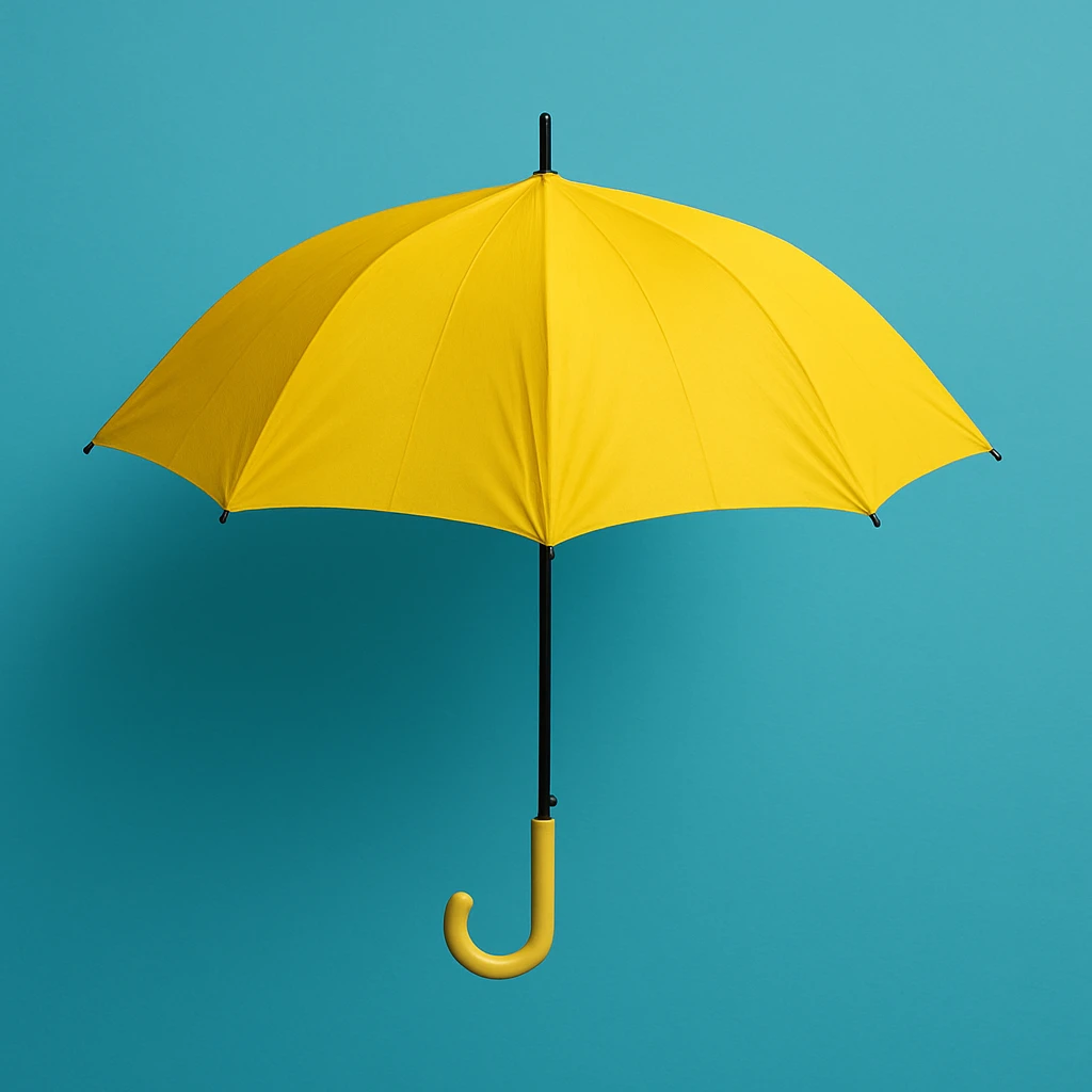 yellow umbrella emoji