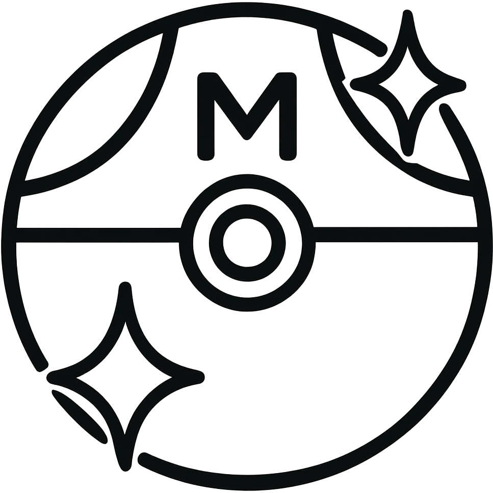 Add a sparkle effect to the outlined Master Ball icon, preserving the original style and transparent background. emoji
